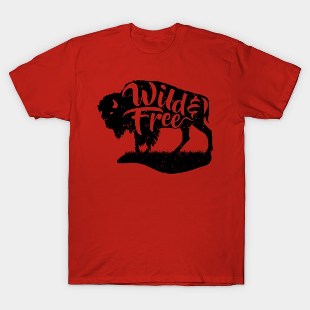 Wild and Free T-Shirt by thefunkysoul